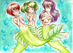 Mermaids under the sea by agus-santoni