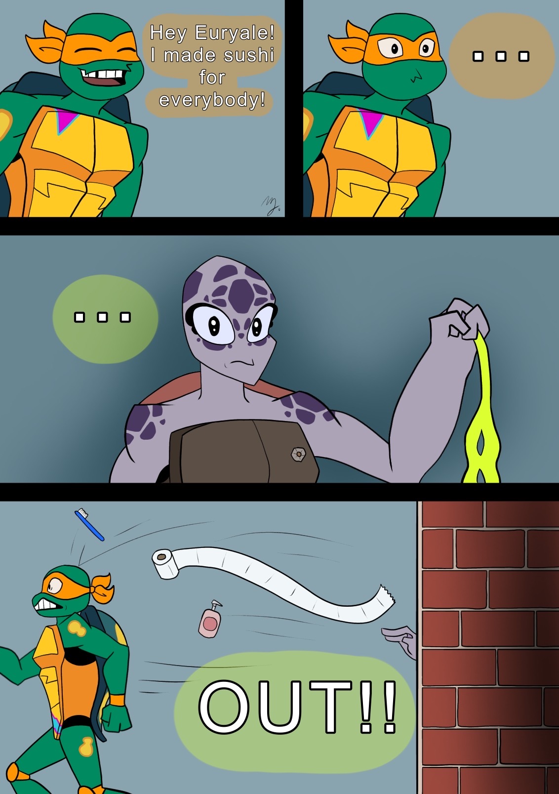 Maskymask2004 Rottmnt ROTTMNT Fan Turtles: Mask Off by BTWimamermaidd on DeviantArt