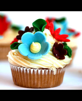 spring cupcake...