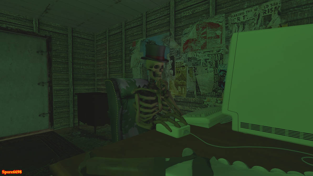 Computer Skeleton by WoodRubber on DeviantArt