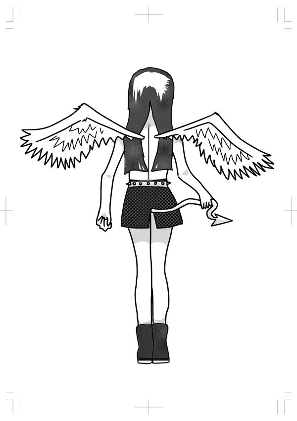 Goth Girl - No Background. by Ricky26 on DeviantArt