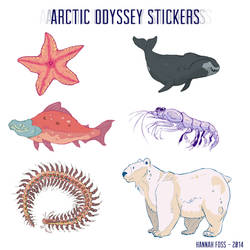 Arctic Odyssey Stickers