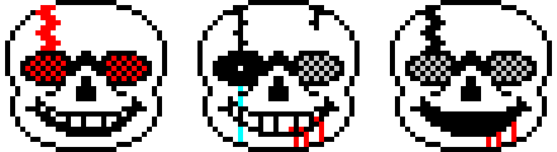 Undertale Hard Mode Wonderful idea sans sprite by CoolDudepro on DeviantArt