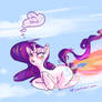 MLP- Rarity can fly