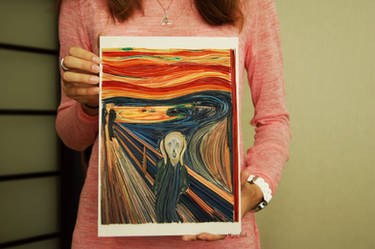 Quilling: The Scream by Edvard Munch