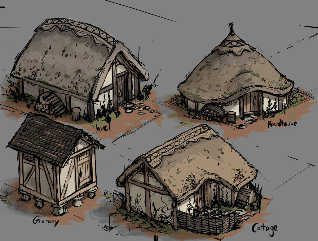 Hovels And A Granary By LordGood On DeviantArt hovels-and-a-granary-by-lordgood-on-deviantart