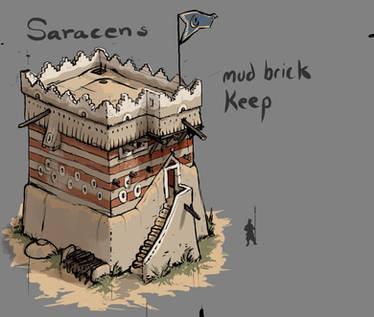 Saracen Mud-brick Keep