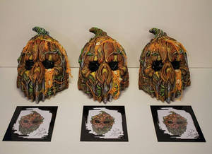 2013 Mushroomhead Pumpkin masks