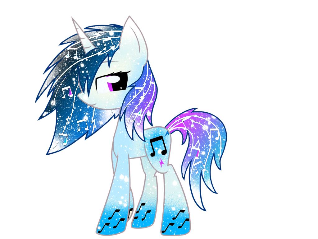 Galaxy Rainbowfied Vinyl Scratch