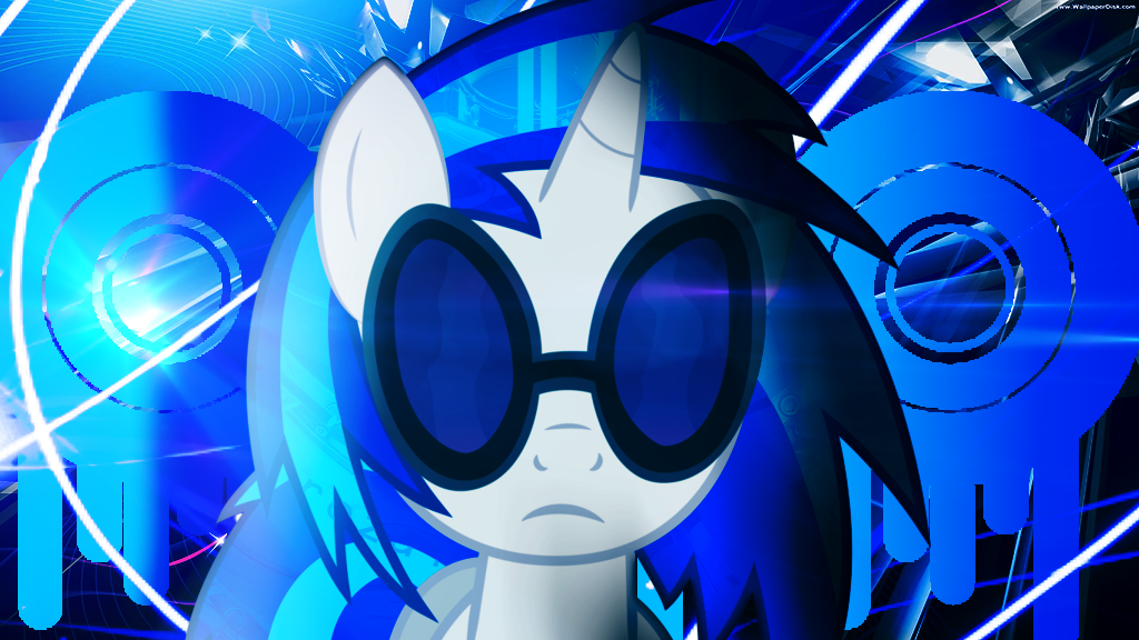 Vinyl Scratch Wallpaper