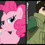 MLP X Naruto: Pinkie Pie and Rock Lee