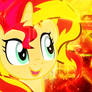 Sunset Shimmer Abstract Wallpaper