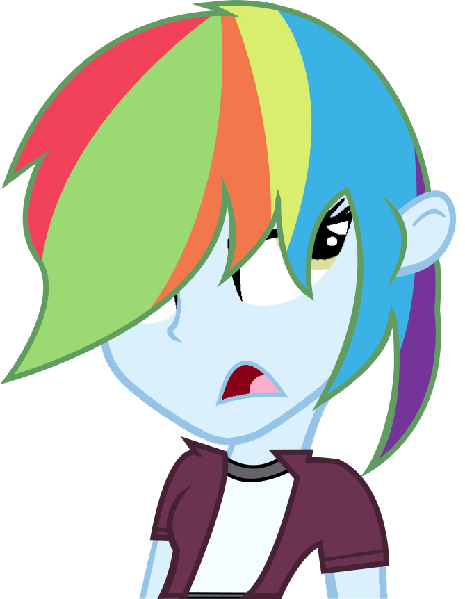 Rainbow Dash and Lemon Zest Fusion