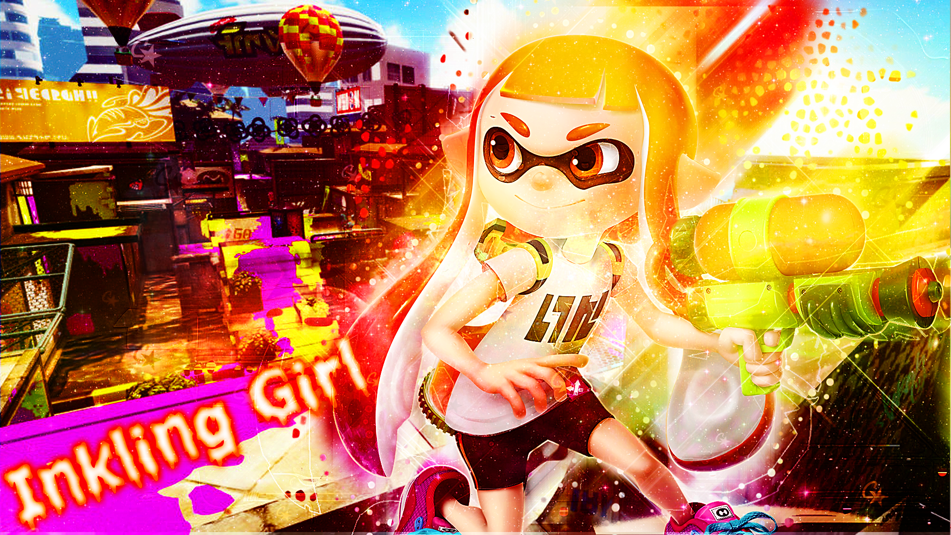 Splatoon: Inkling Girl Wallpaper