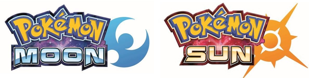 Pokemon Sun and Moon Logos