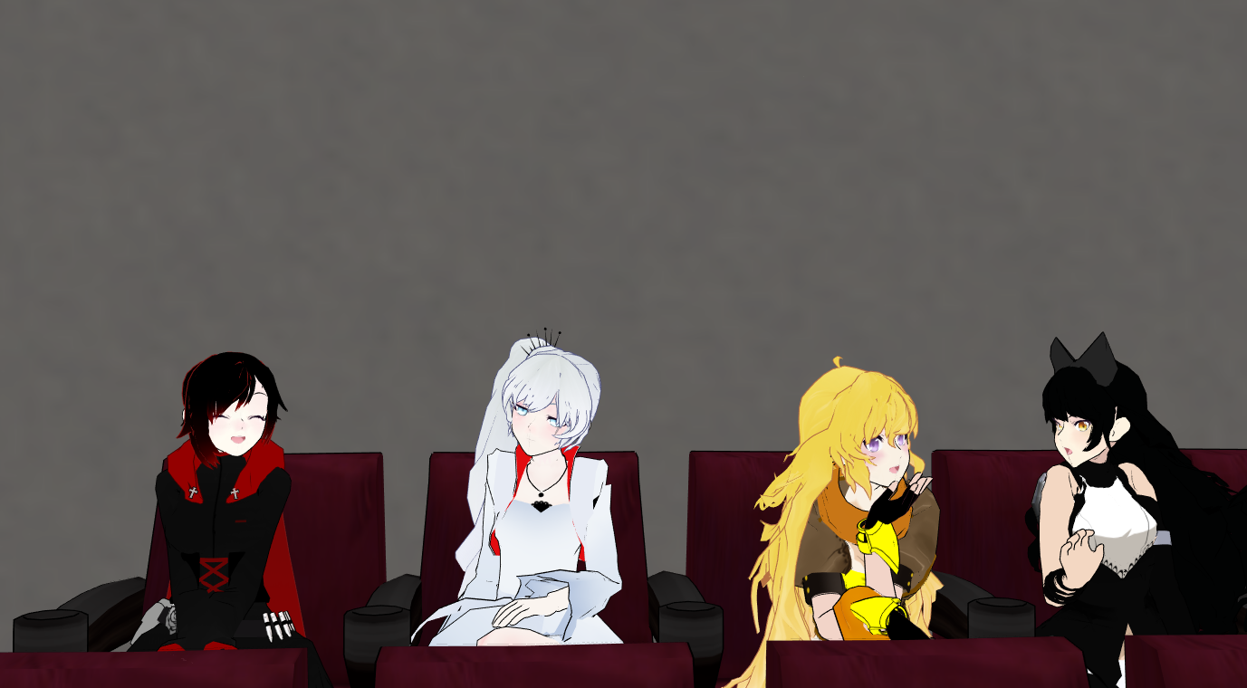 MMD RWBY: Team RWBY at the Movies