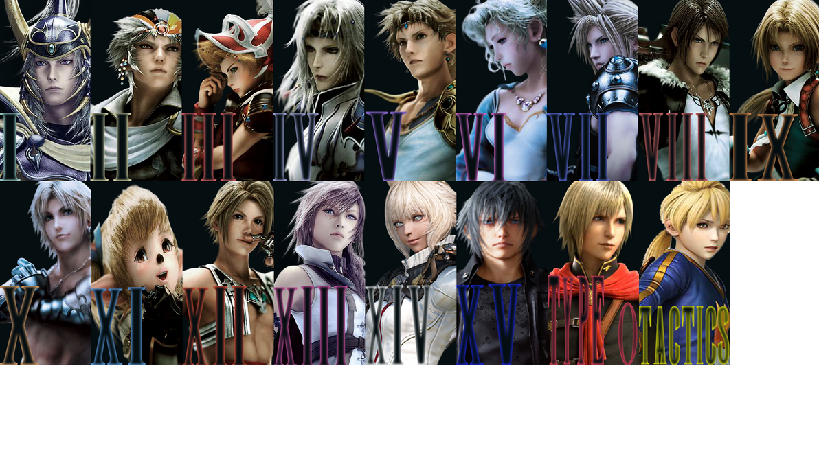 Ff Dissidia Roster FF Dissidia NT: Protagonist by Mirai-Digi on DeviantArt