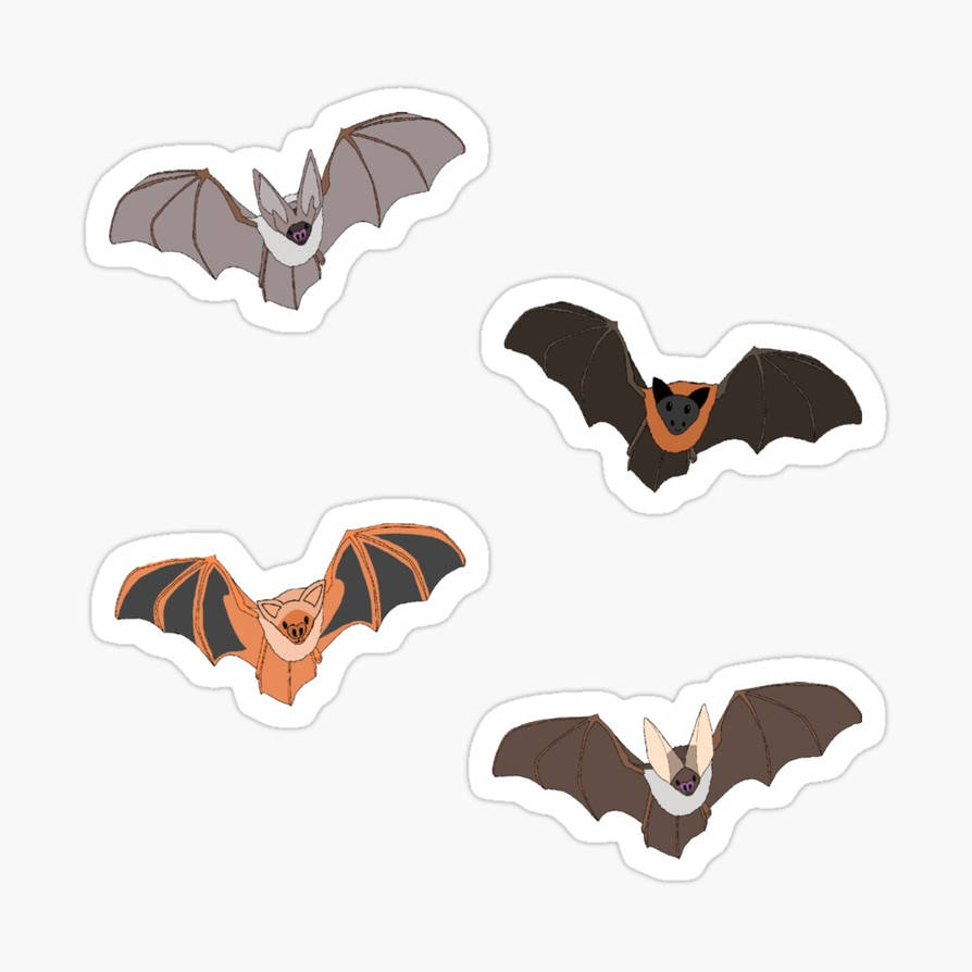Bats sticker by Leapingdoeartist on DeviantArt