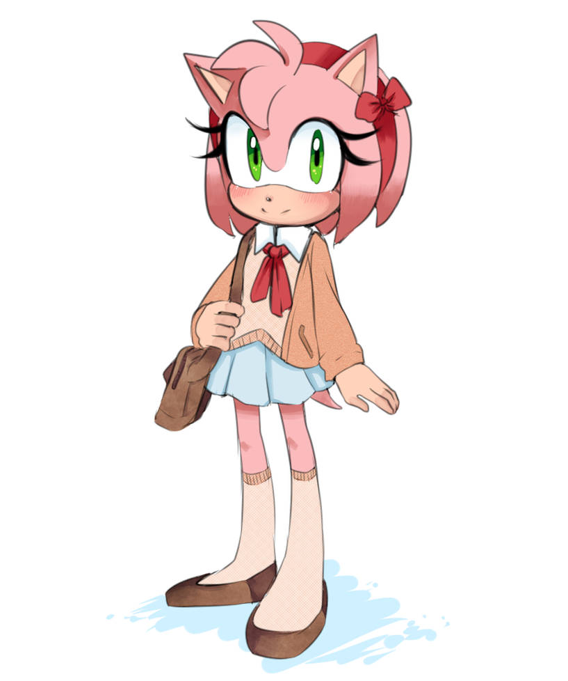 amy rose by Rasbii on DeviantArt