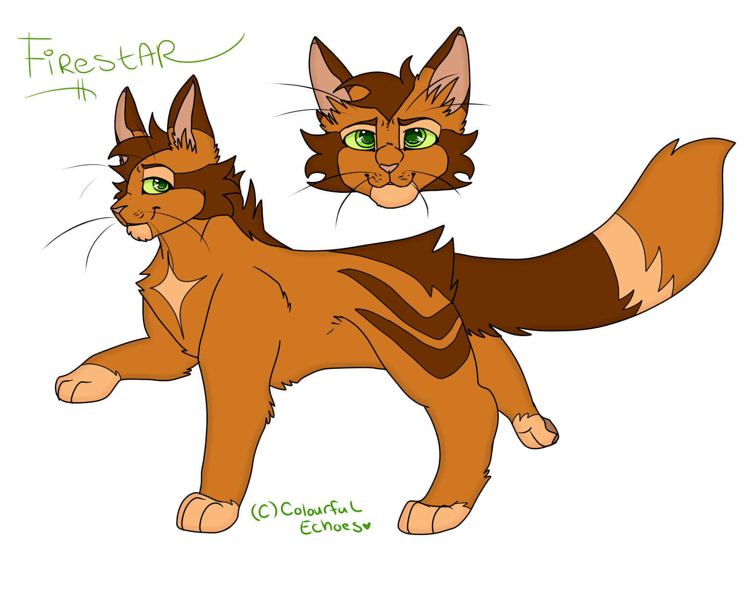 Warrior Cats Designs -- Firestar by Pikayu9 on DeviantArt