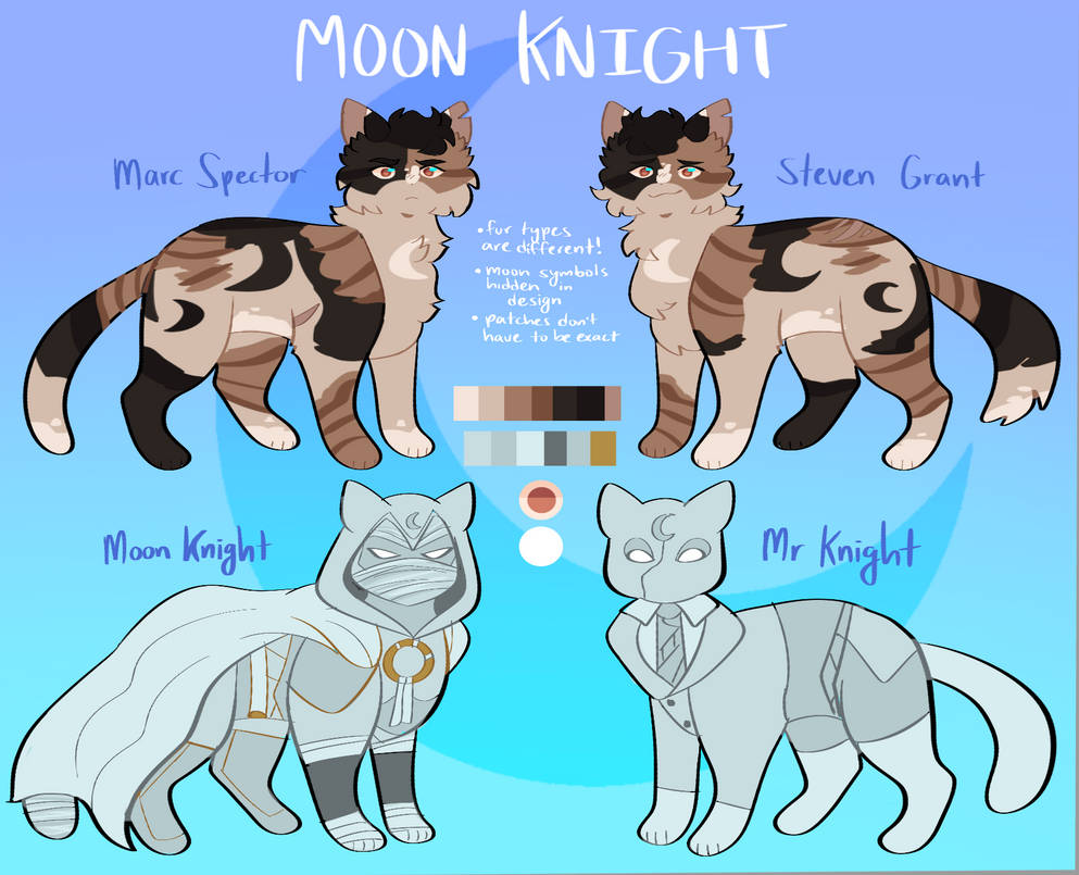 Moon Knight / Marc Specter / Steven Grant / Etc by ghostferns on