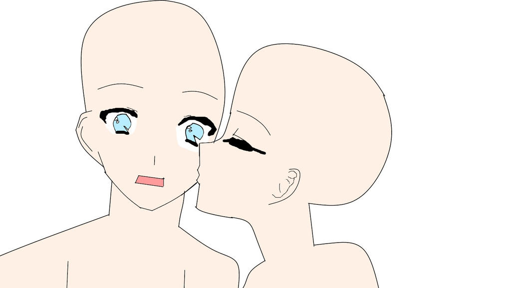 Anime kiss base by kwyoz on DeviantArt