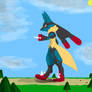 Unaware walk (macro Mega Lucario stomp)