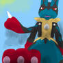 End of ants (Mega Lucario stomp)