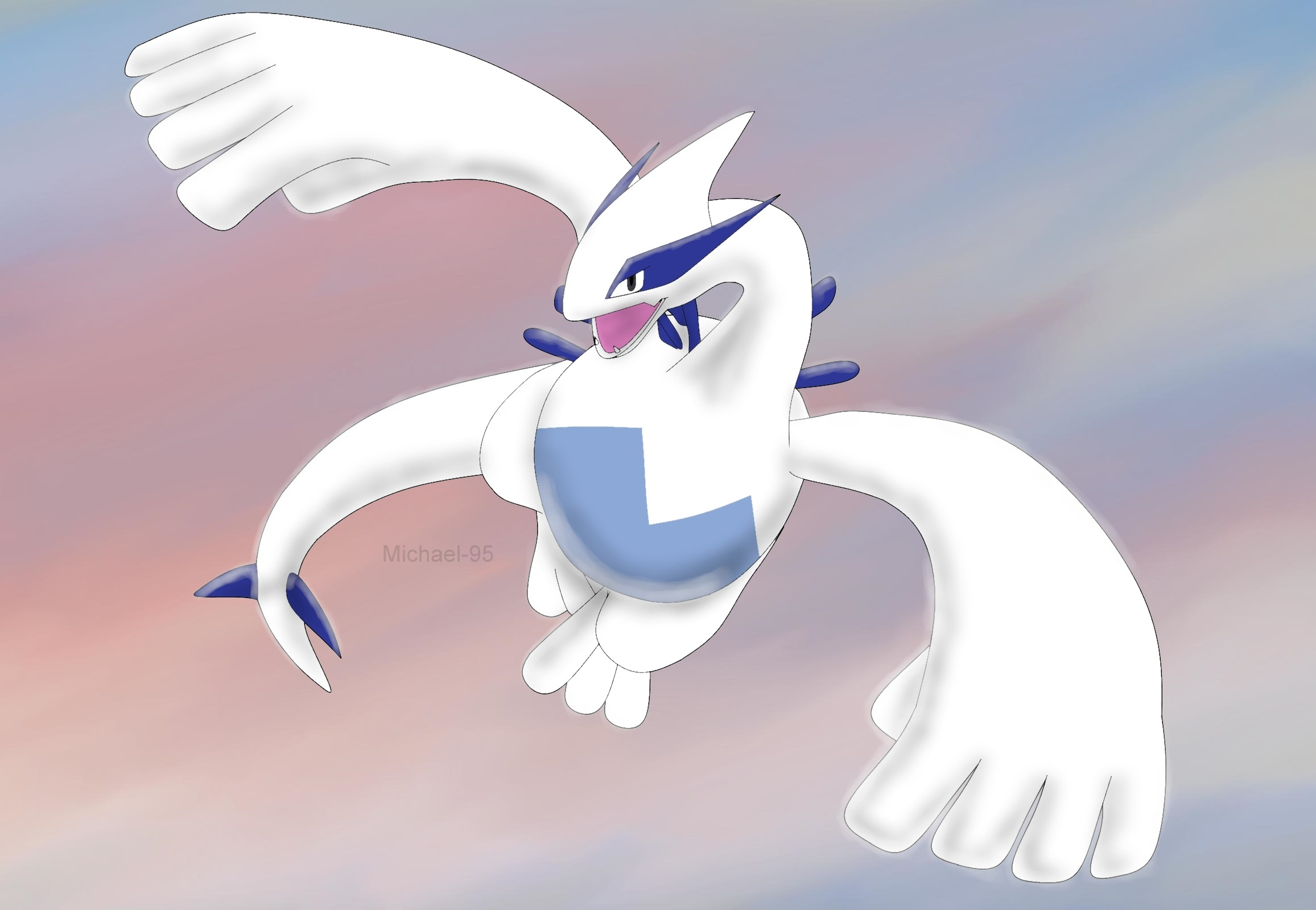 Legendary Pokemon Lugia by FeatherFabled on DeviantArt