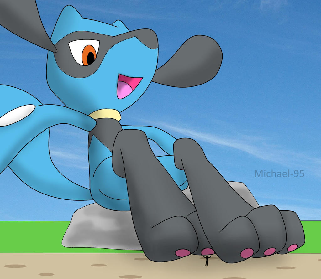 Gigantmax Riolu Macro Riolu play by Michael-95 on DeviantArt