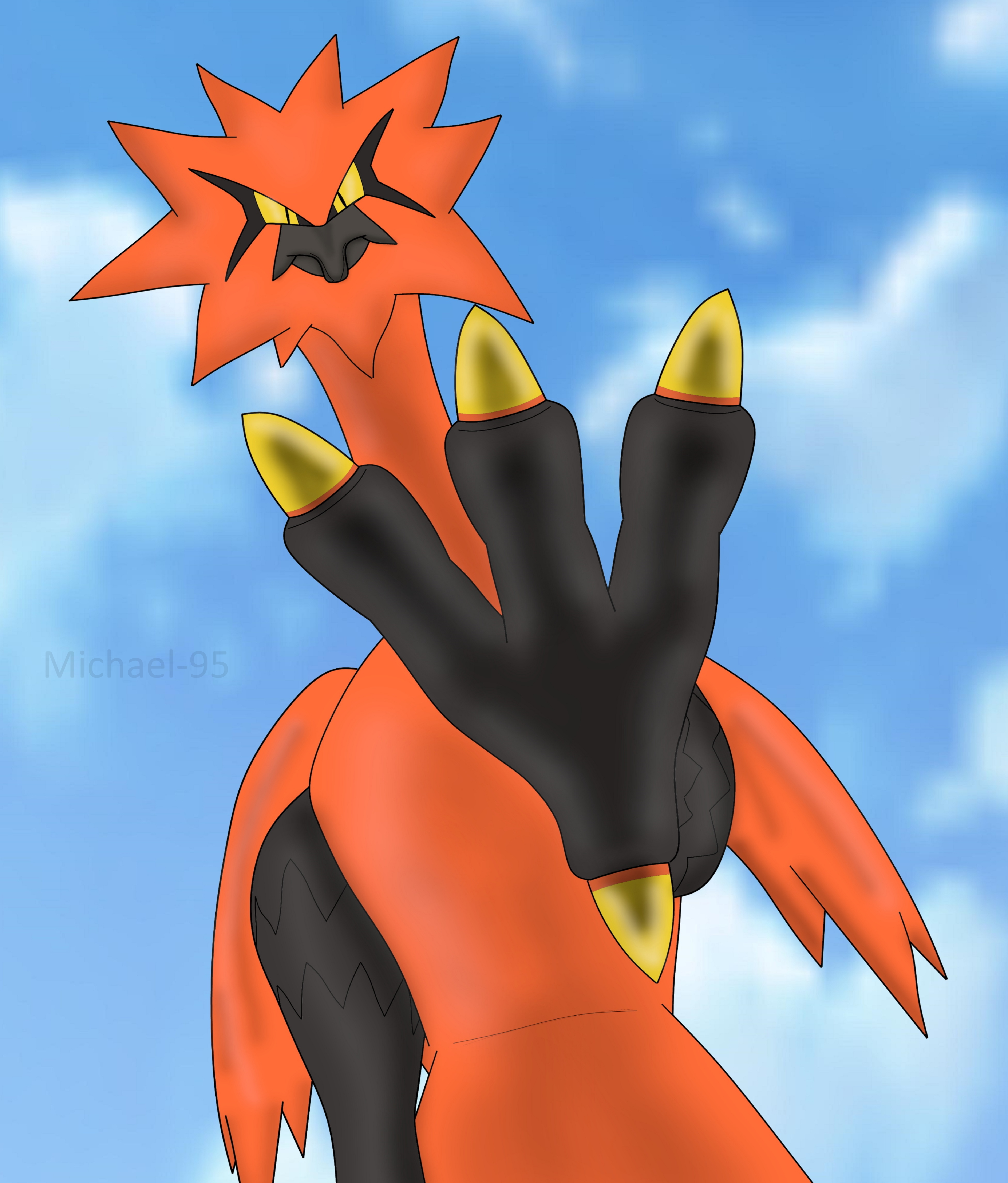 Zapdos Galar stomp by Michael-95 on DeviantArt