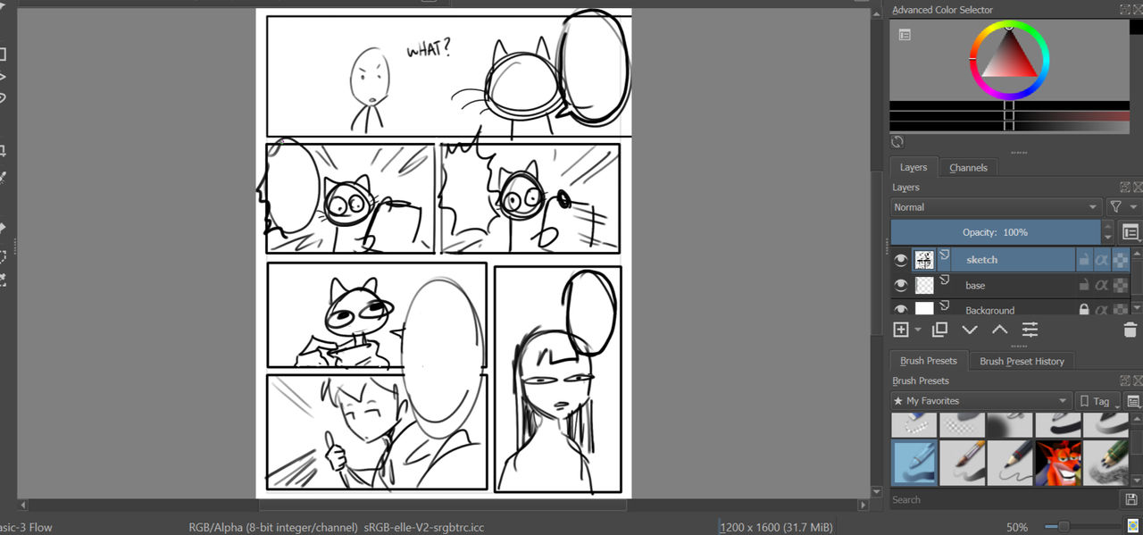 the process of making a comic by Komakey on DeviantArt