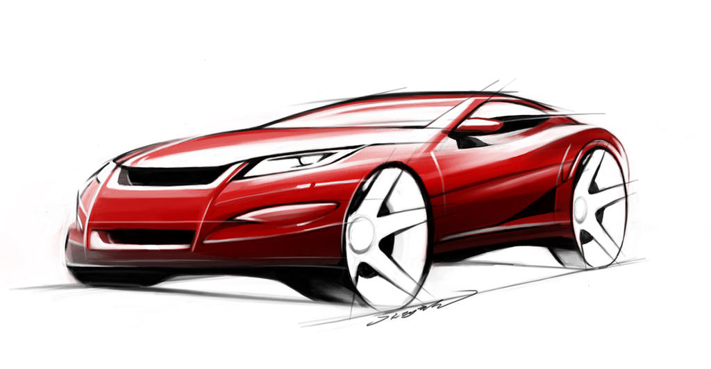 Car Design Sketch Practice