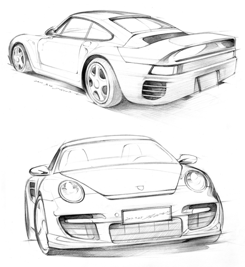 Car Sketch Practice