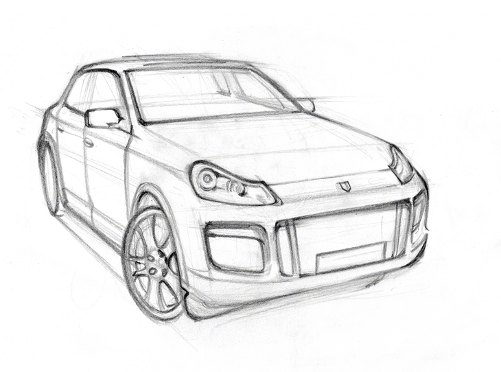 Porsche Cayenne Process By Darkdamage On Deviantart