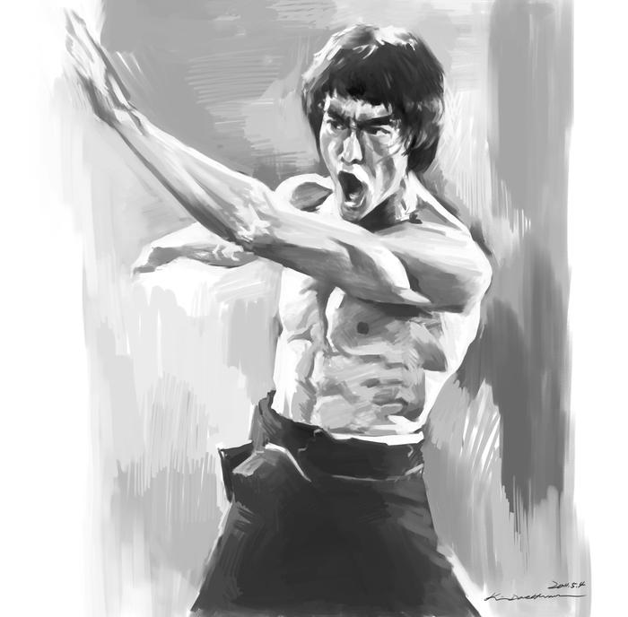 Bruce Lee in Enter the Dragon