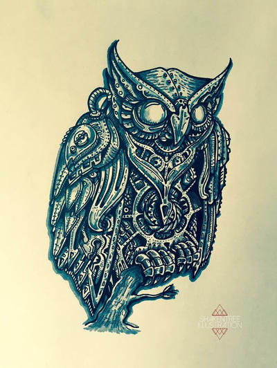 Steam punk owl 