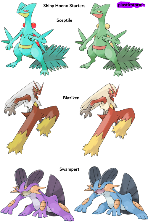 Shiny Hoenn Pokémon 