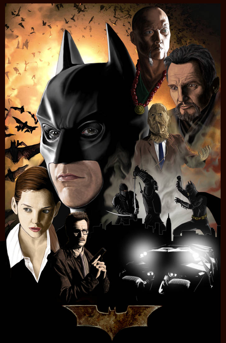 Batman начало. Batman begins 2005 poster. Темный рыцарь 2005.
