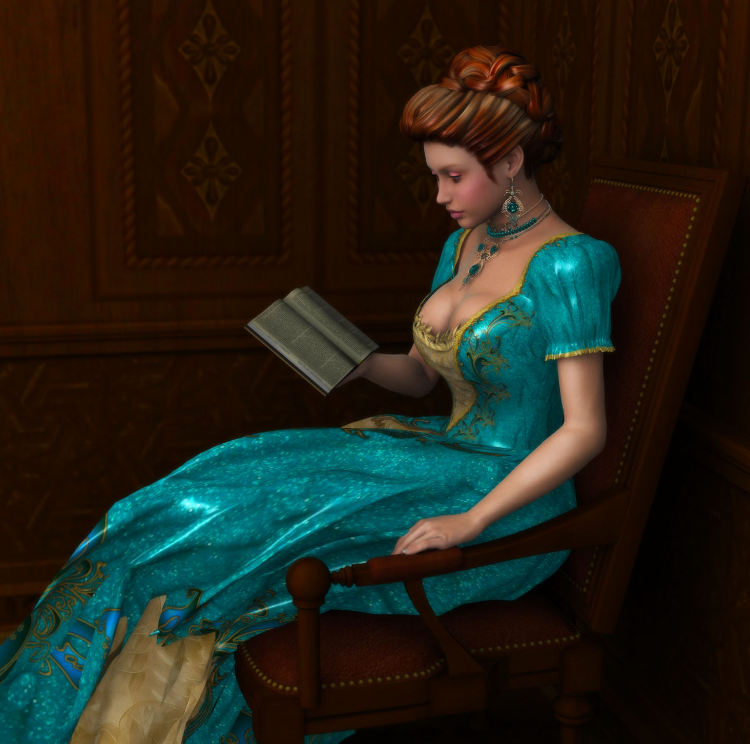 Young Woman Reading