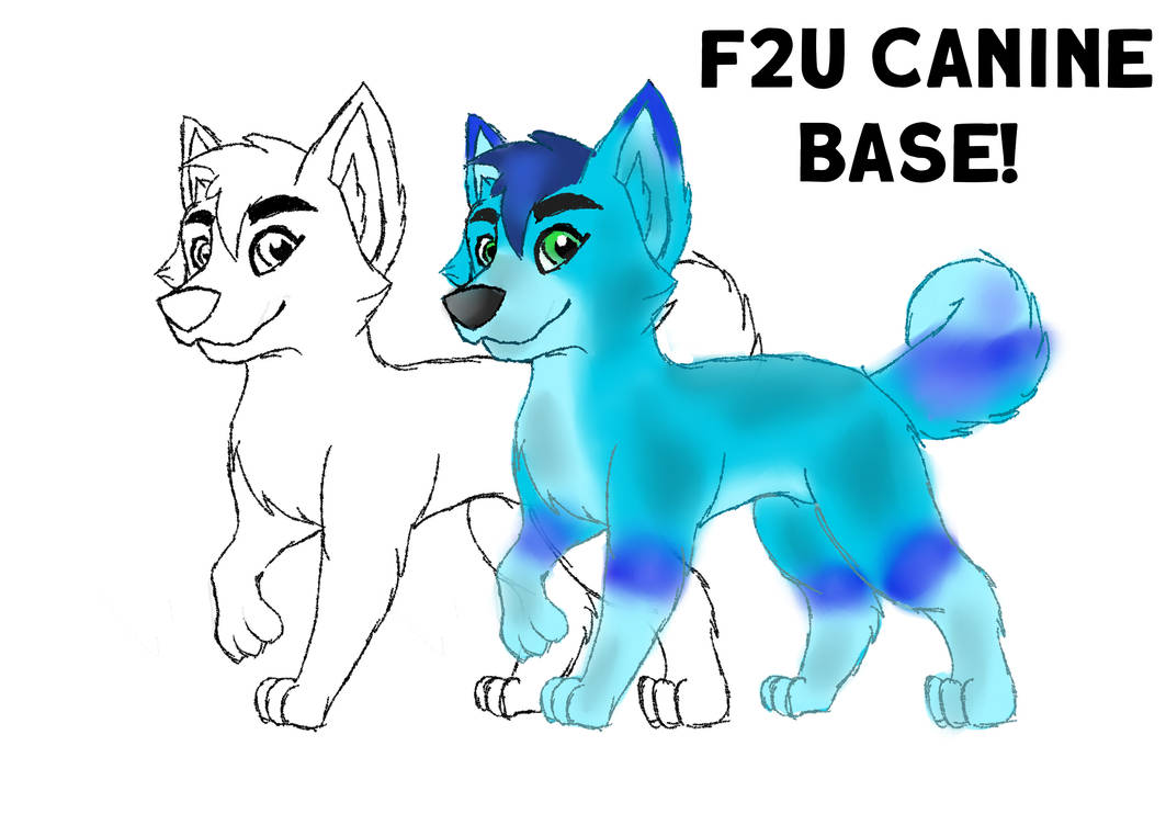 F2U Canine Base - Furry Dog Base - FREE TO USE by TylerLennon on DeviantArt