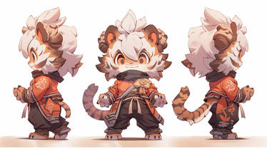 Adoptable Character Asian Warriors (9)