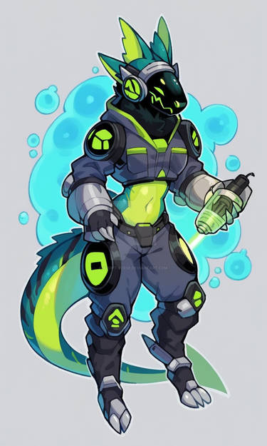 Protogen Character (235) by Adopt-verse on DeviantArt