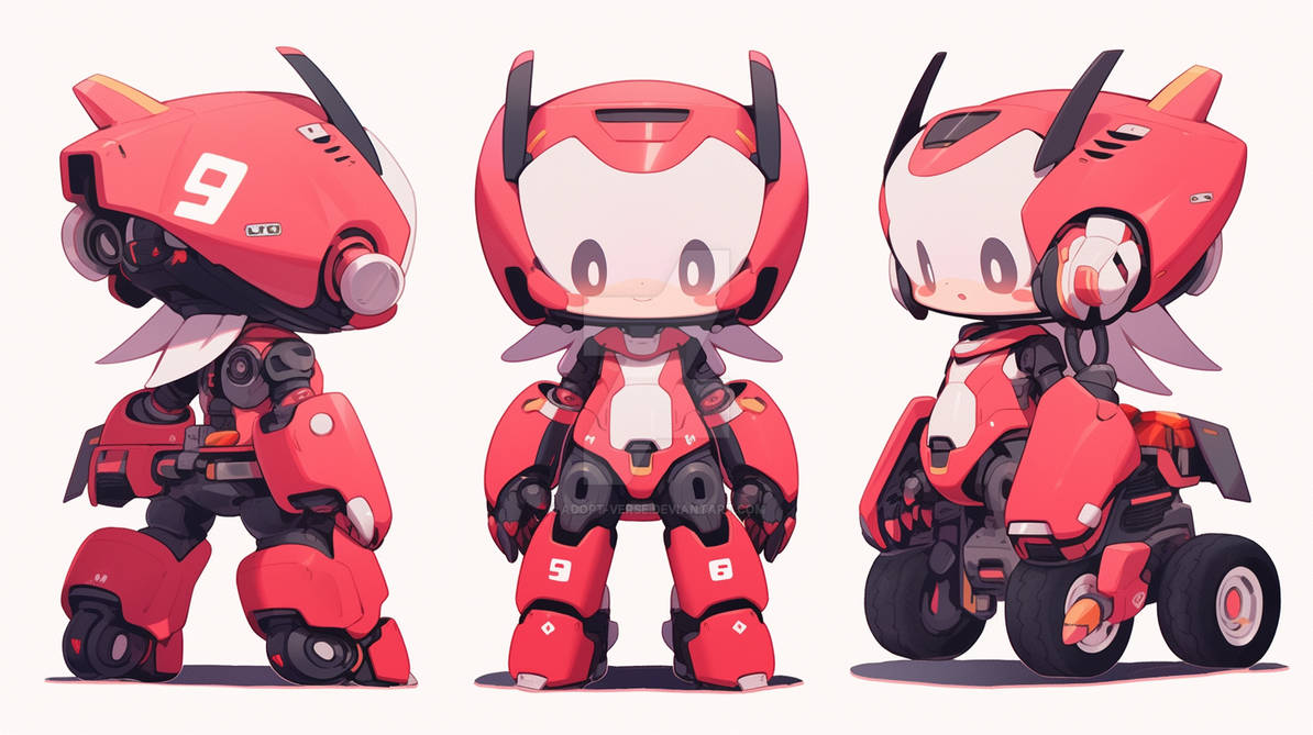 Chibi Robot (38) by Adopt-verse on DeviantArt