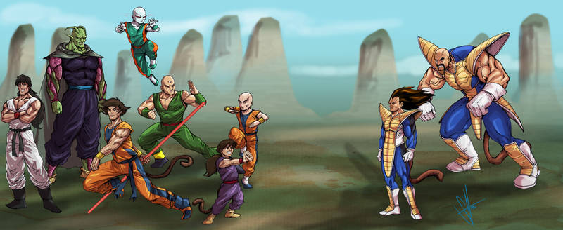 Re-Imagination of DragonBall Z Saiyan Saga