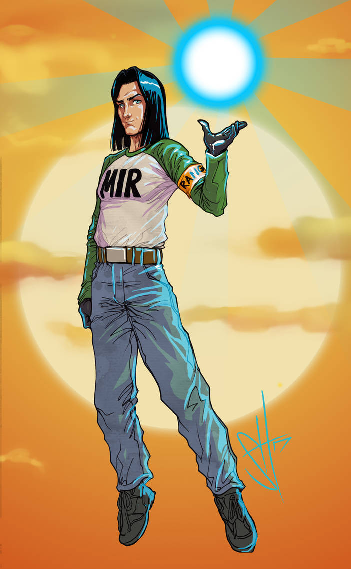 Android17 by scottssketches on DeviantArt