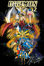 Digimon Adventure 02 - Poster design 01