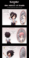Sasuke faces Mirror of Truth