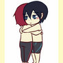 HaruRin hugs -animated-