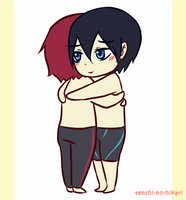 HaruRin hugs -animated-